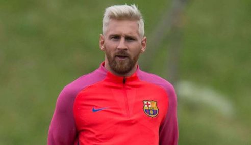 Rambut Baru Lionel Messi