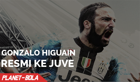 Gonzalo Higuain Resmi ke Juve