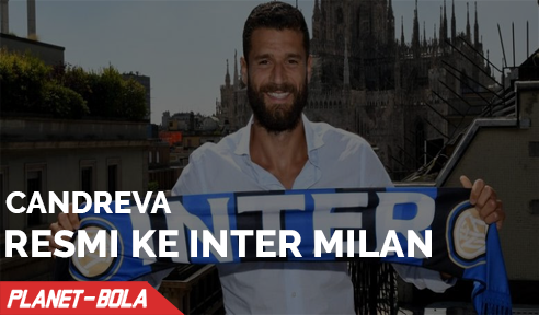 Candreva Resmi Pindah ke Inter Milan