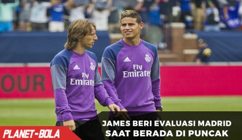 Real Madrid Puncaki Klasemen Liga Spanyol, James Beri Evaluasi