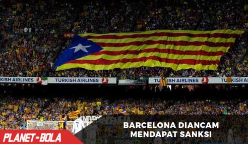 Fans kibarkan bendera Estelada, Barca diancam kena sanksi