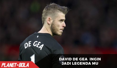 De Gea ingin sekali jadi legenda di Manchester United