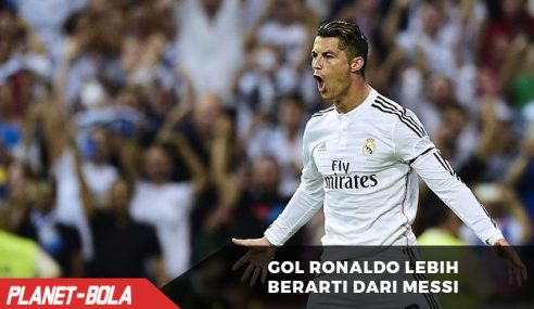 Gol Ronaldo lebih berarti daripada Gol Messi