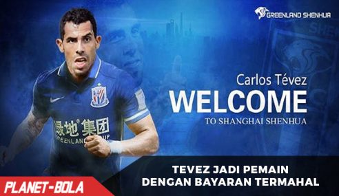 Gila! Resmi Pindah ke Klub China, Tevez Dapat Bayaran Tertinggi