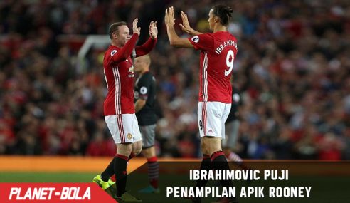 Ibra puji jarang ada pemain seperti Rooney