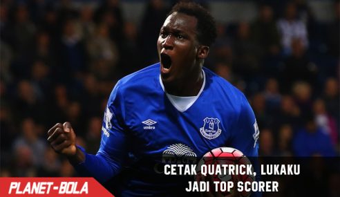 Cetak Quatrick, Striker Everton ini jadi Top Scorer Liga Inggris