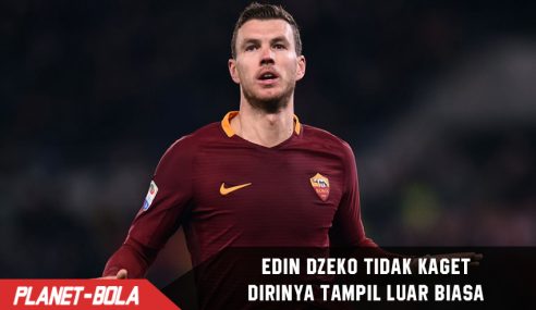 Tampil Tajam Musim Ini, Edin Dzeko Tak Terkejut