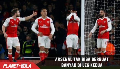 Arsenal Takbisa Berbuat Banyak di Leg Kedua Liga Champions