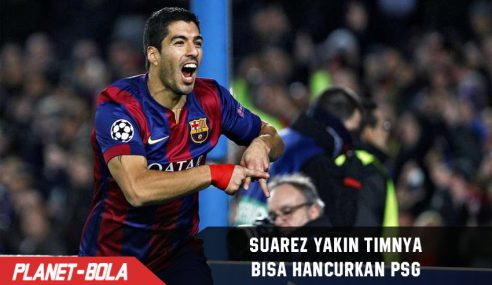 Suarez : Barca masih berpeluang lolos ke babak 8 Besar