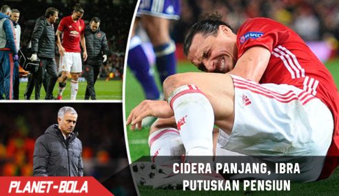 Cidera Parah, Ibrahimovic putuskan Pensiun?