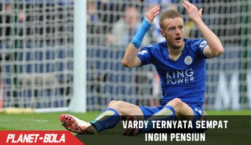 Ternyata Jamie Vardy sempat ingin pensiun dari Sepakbola