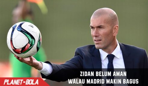 Walau Real Madrid tampil bagus, Zidane belum aman