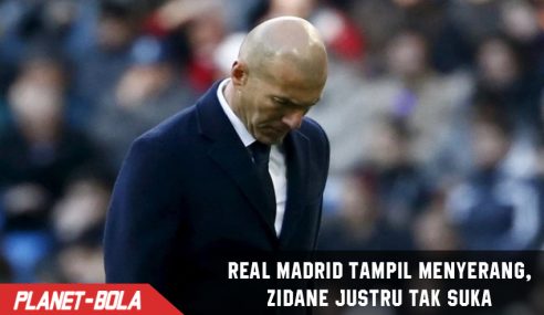 Real Madrid kepung gawang Barca, Zidane justru tidak senang