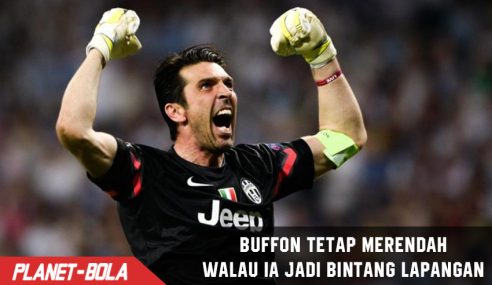 Jadi Bintang di Laga Juve vs Barca, Buffon tetap Merendah