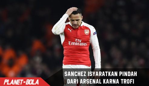 Sanchez tidak betah di Arsenal karena tidak kunjung meraih Trofi