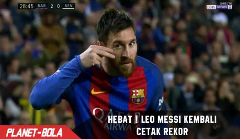 Hebat! Messi cetak rekor lagi musim ini dengan 50 Golnya