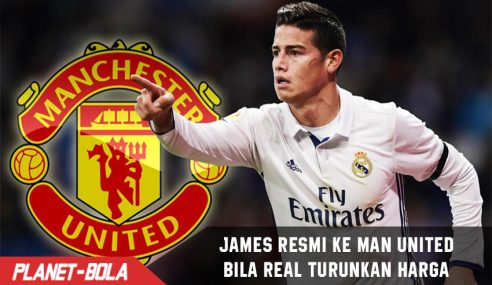 Kepincut dengan James, Man United minta Real turunkan Harga