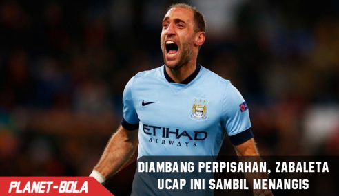 Akan hengkang dari City, Zabaleta ucapkan hal ini sambil menangis