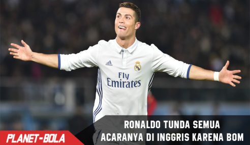 Waspada bom susulan, Ronaldo Tunda semua acaranya di Inggris