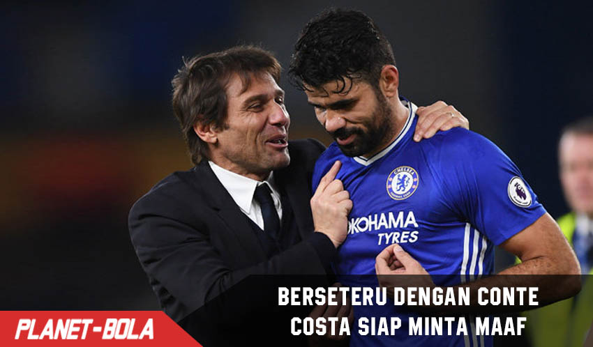 Berseteru dengan Conte, Costa siap untuk Minta Maaf