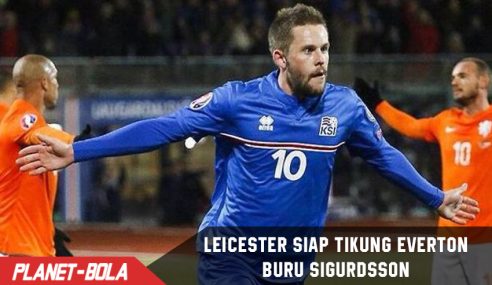 Leicester siap tikung Everton dalam perburuan Sigurdsson