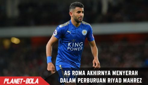 Ditolak berulangkali, AS Roma menyerah dapatkan Riyad Mahrez