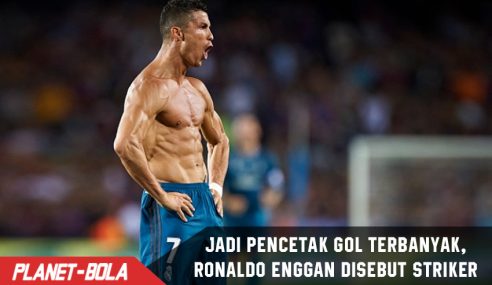 Sangat Produktif, Ronaldo masih saja tidak ingin disebut Striker