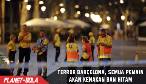 Barcelona diteror, Semua pemain segera kenakan Pita Hitam