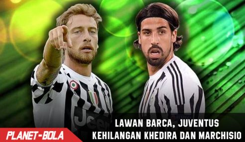 Akan melawat ke Barca, Juventus kehilangan Khedira dan Marchisio