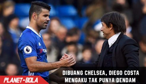 Dibuang Chelsea, Costa mengaku tidak dendam ke Conte