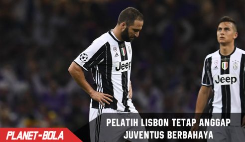 Walau telah dikalahkan Lazio. Pelatih Lisbon anggap Juve tetap berbahaya