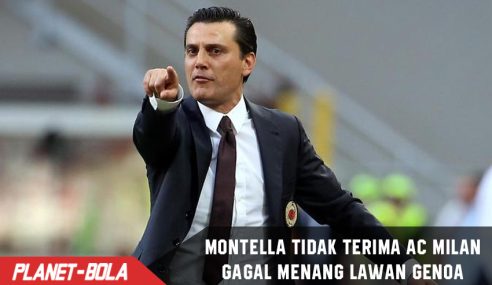 Montella tidak terima Milan gagal Raih 3 Poin dari Genoa