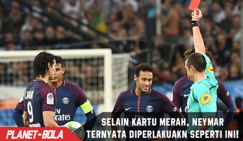 Selain dikartu Merah, Ternyata Neymar juga dapat perlakuan buruk