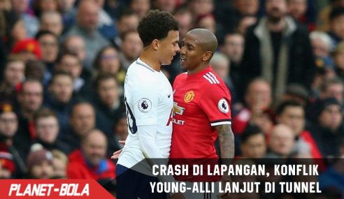 Crash di Lapangan, Konflik Young dan Dele Alli lanjut di Terowongan