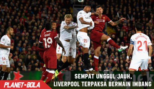 3-0 di Babak pertama, Sevilla hajar Liverpool sampai imbang 3-3