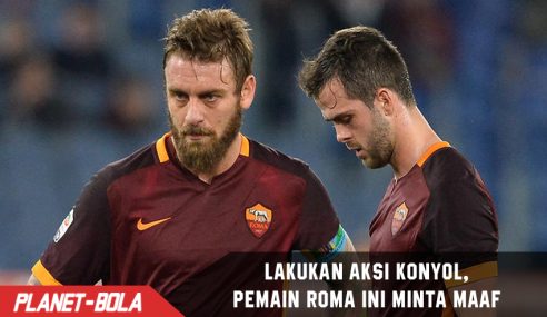 Beraksi konyol dilapangan, De Rossi minta maaf