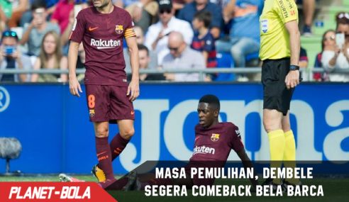 Semakin Membaik karna Rutin Pemulihan, Dembele siap bela Barca