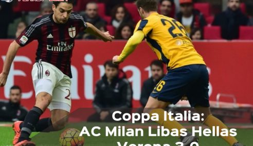 Libas Hellas Verona 3-0,  AC Milan Tembus Perempat Final Coppa Italia