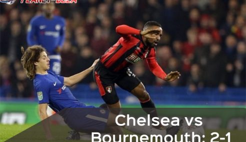 Chelsea Lolos ke Semifinal Liga Inggris Usai Bungkam Bournemouth 2-1