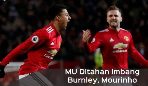 Hasil Liga Inggris: MU Ditahan Imbang Burnley, Mourinho Kecewa