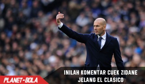 Inilah komentar cuek Zidane jelang El Clasico 22 Desember