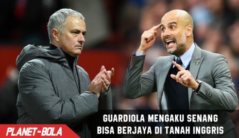 Guardiola mengaku puas bisa berjaya di Tanah Inggris