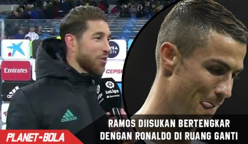 Panas! Ramos di isukan adu mulut di Ruang ganti dengan Ronaldo