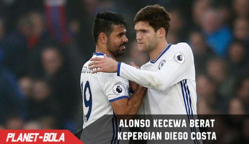 Marcos Alonso kecewa berat dengan kepergian Diego Costa