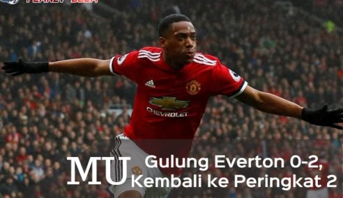 Sukses Gulung Everton 0-2 MU Kembali ke Peringkat 2