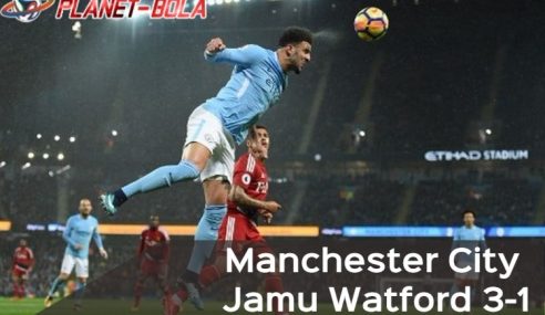 Hasil Liga Inggris Pekan 22: Manchester City Jamu Watford 3-1