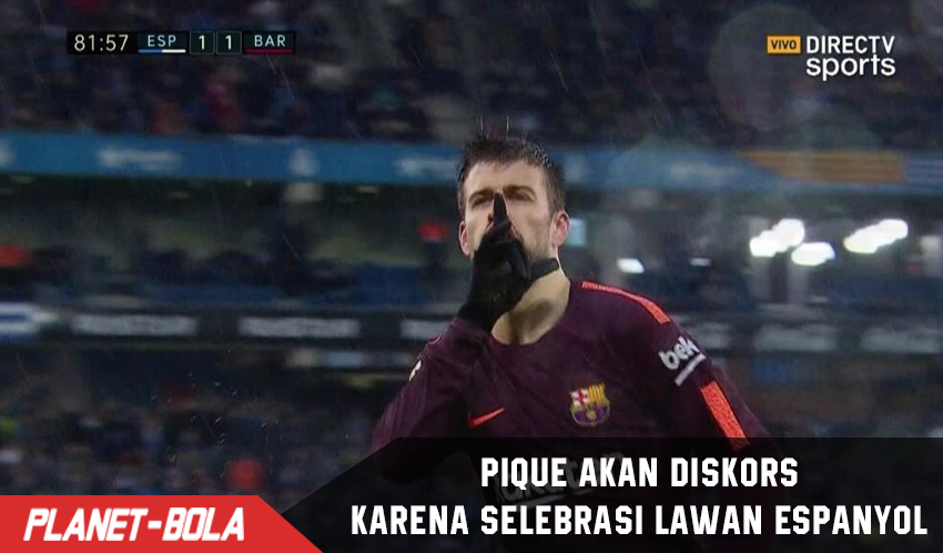 Pique akan dihukum 3 pertandingan hanya karena selebrasinya